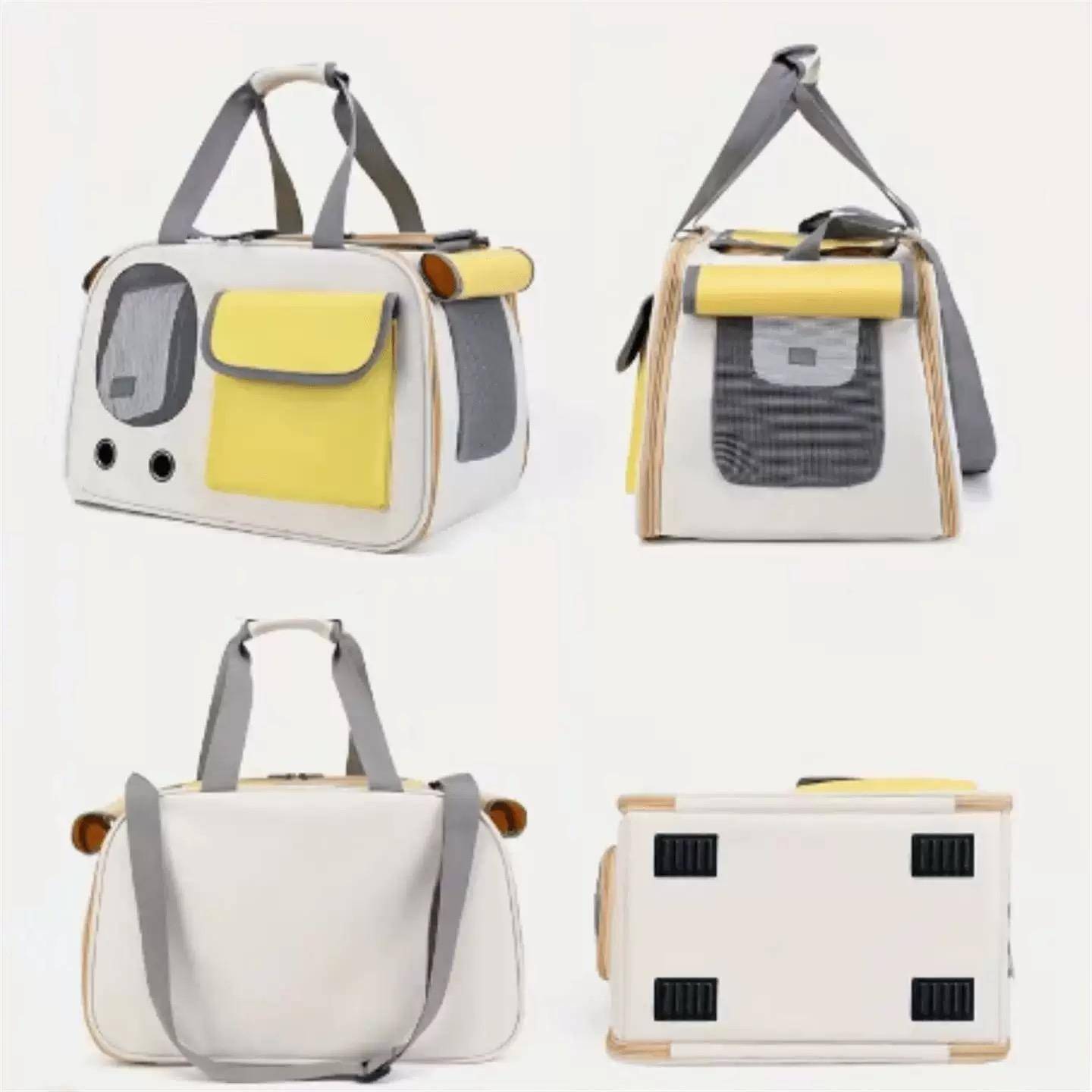 Breathable Cat Carrier Backpack with Mesh Windows