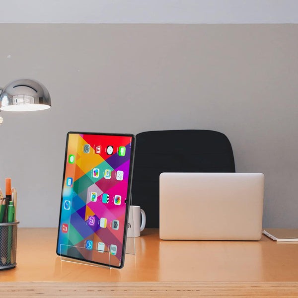 Clear Acrylic Stand With Triangular Base Book Display