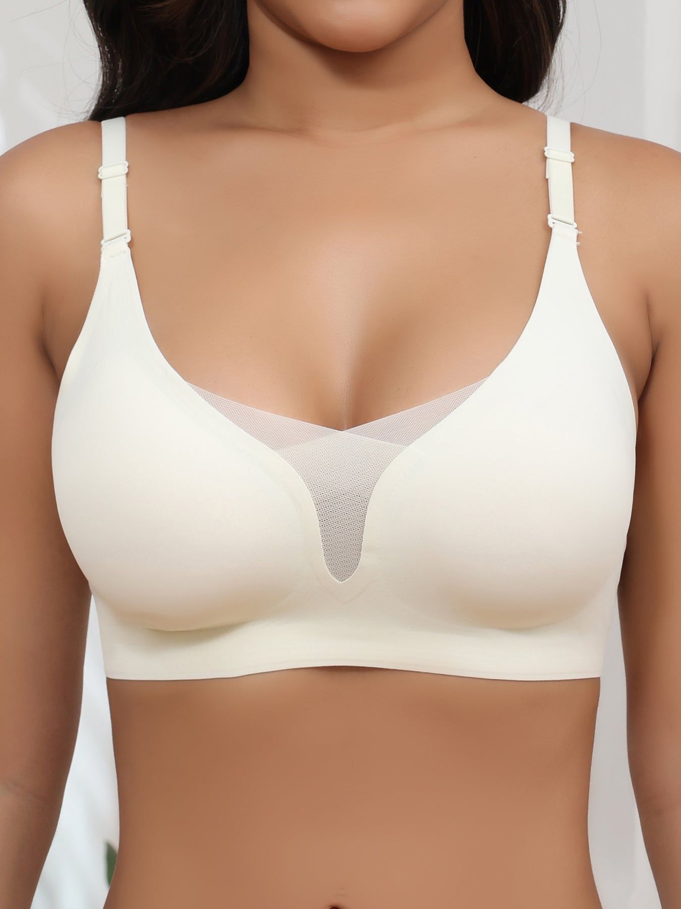 Wireless Bra Seamless Wire Free Adjustable Three Pack