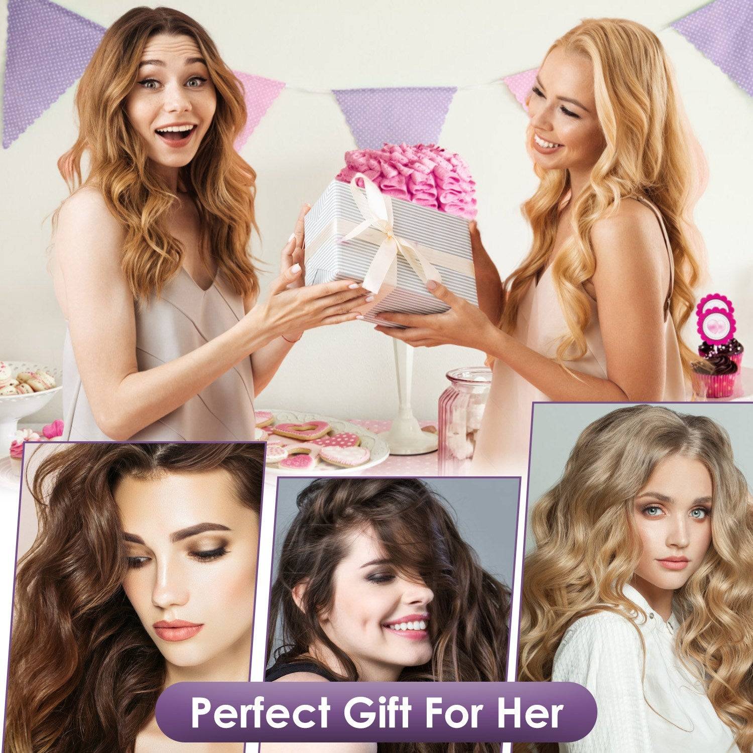 Ceramic Hair Waver 1.41in with Fast Heating