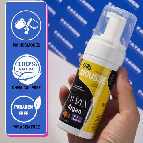 Hair Styling Mousse Strong Hold Vegan Formula