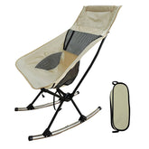 Portable Camping Rocking Chair with Bag