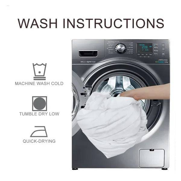 Queen Microfiber 1800 Printed Duvet Covers Set