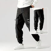 Mens Straight Leg Ankle Tie Durable Workwear Pants Everyday
