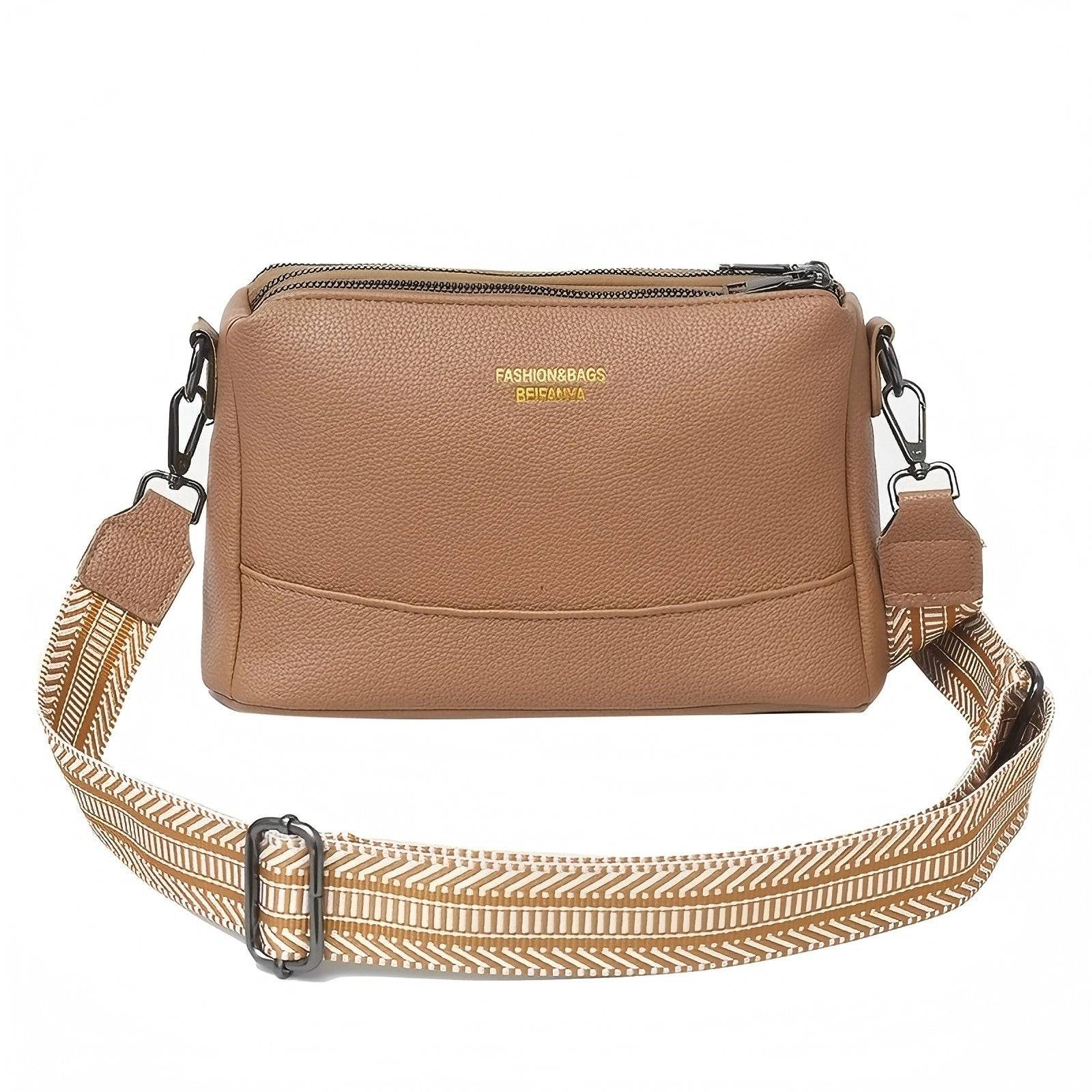 Versatile PU Crossbody Shoulder Bag With Adjustable Strap