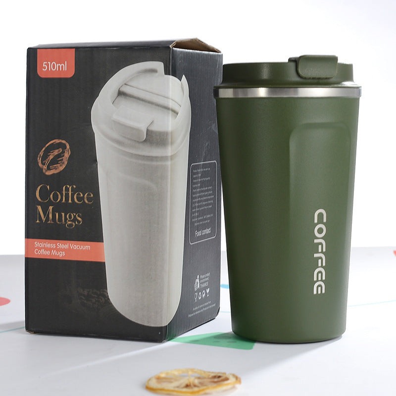 304 Stainless Steel Insulated Coffee Mug Double Wall Big Belly Cup 380ml 510ml Keeps Drinks Hot or Cold