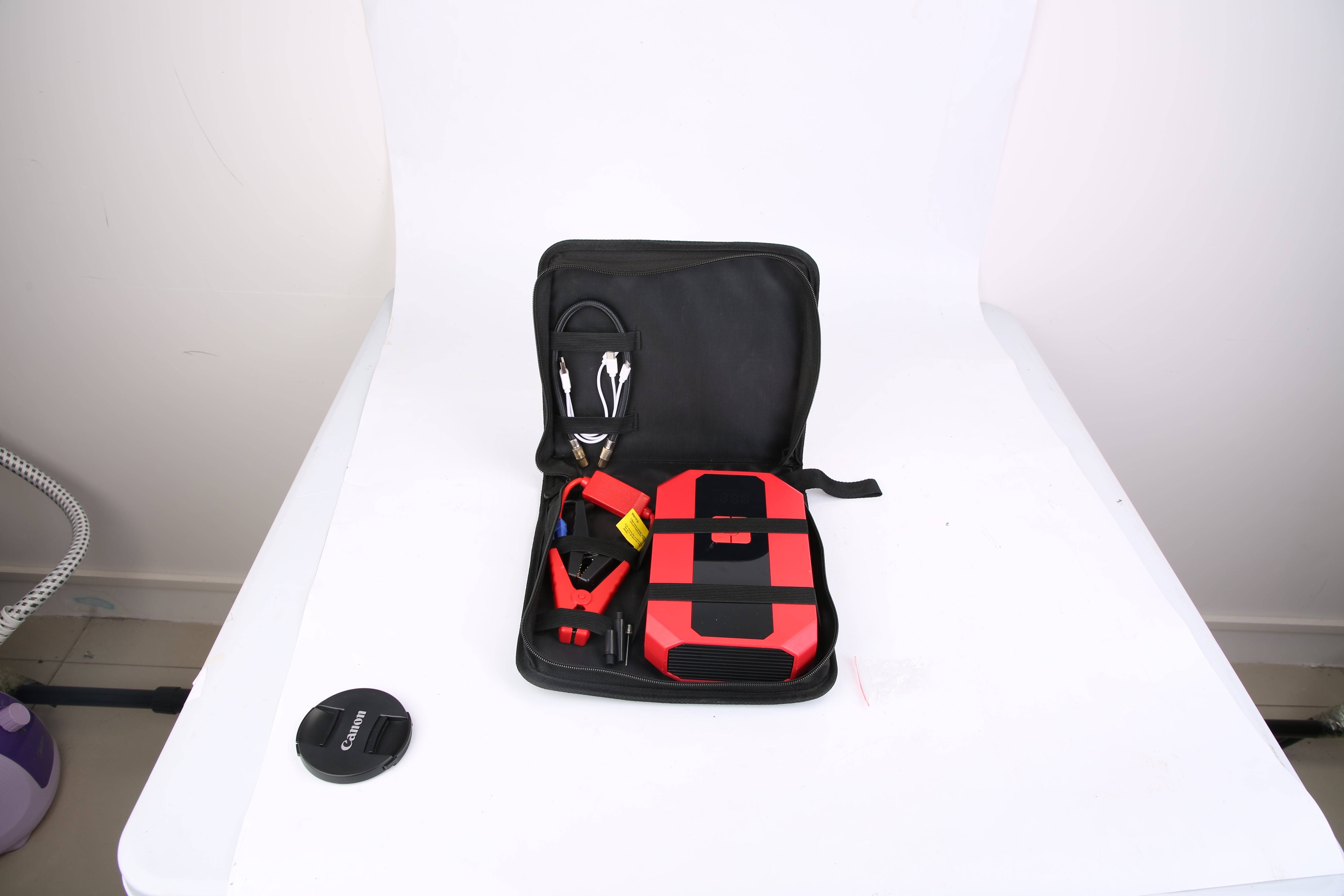 1500A Portable Jump Starter with Air Compressor