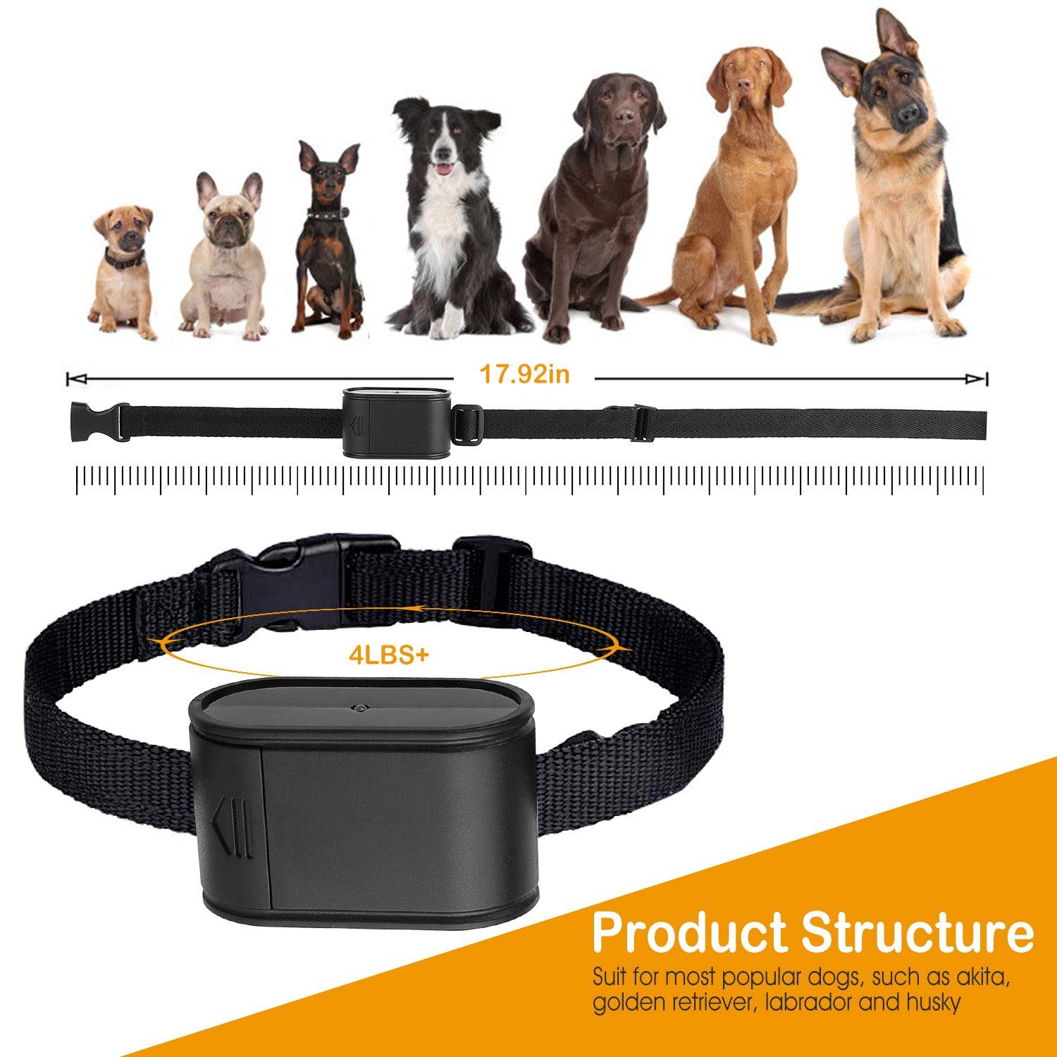 Wireless Dog Fence System with Waterproof Collar