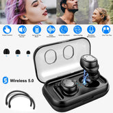 Bluetooth Wireless Earbuds with Touch Control