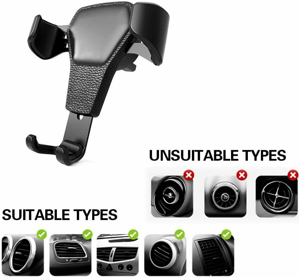Car Air Vent Phone Holder with Automatic Clamp