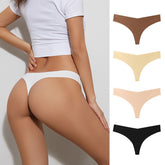 Women Seamless Low Waist Sport Thong 6 Piece Set Breathable