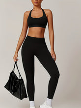 Workout Set for Women with Supportive Bra and Leggings