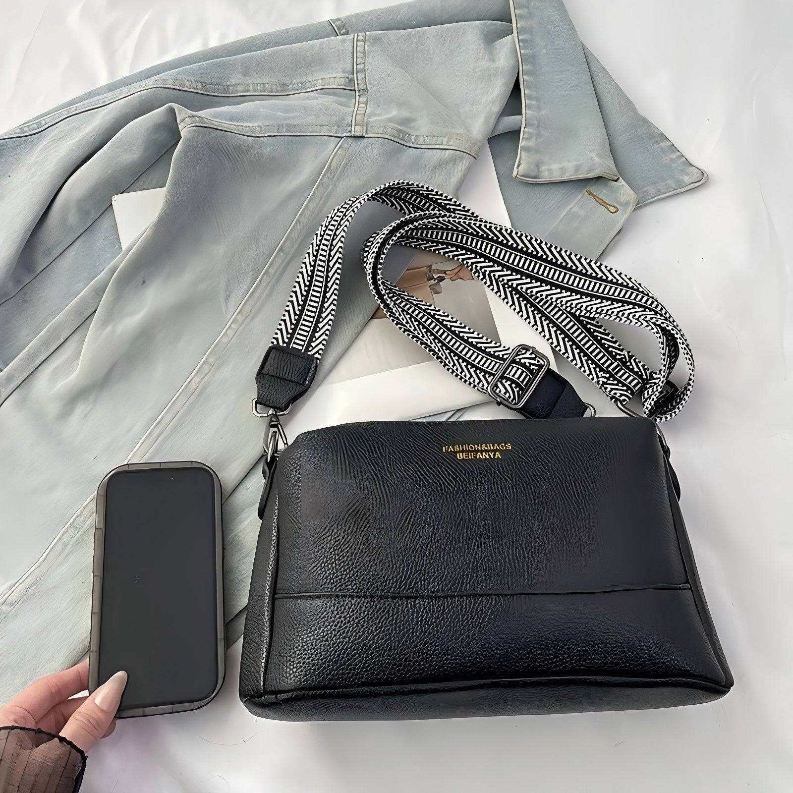 Versatile PU Crossbody Shoulder Bag With Adjustable Strap