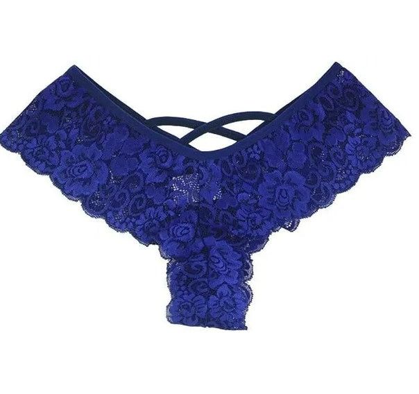 Thong Lace High Waist Stretch G String Panties 4 Pack