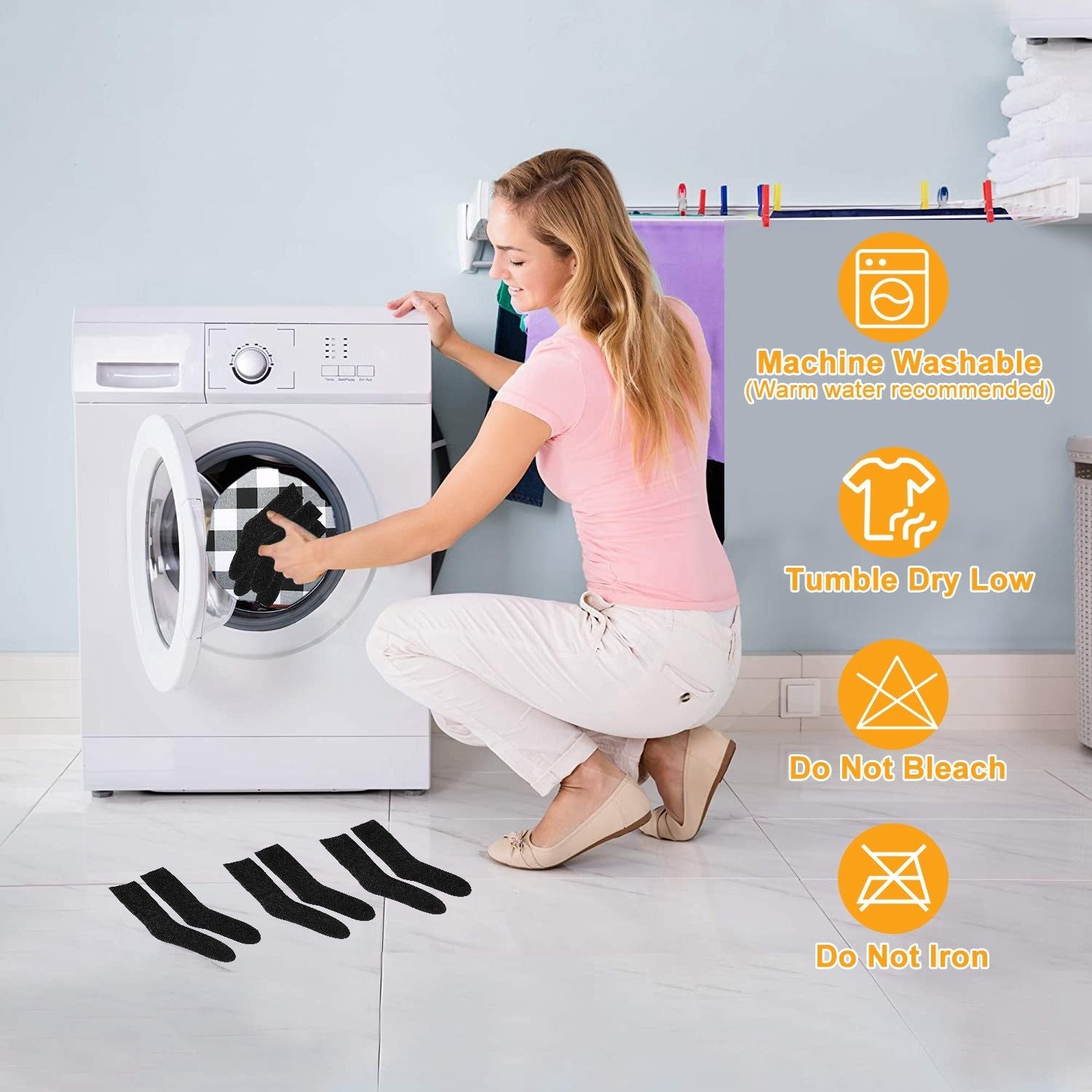 3 Pack Mens Heating Socks with Thermal Fleece