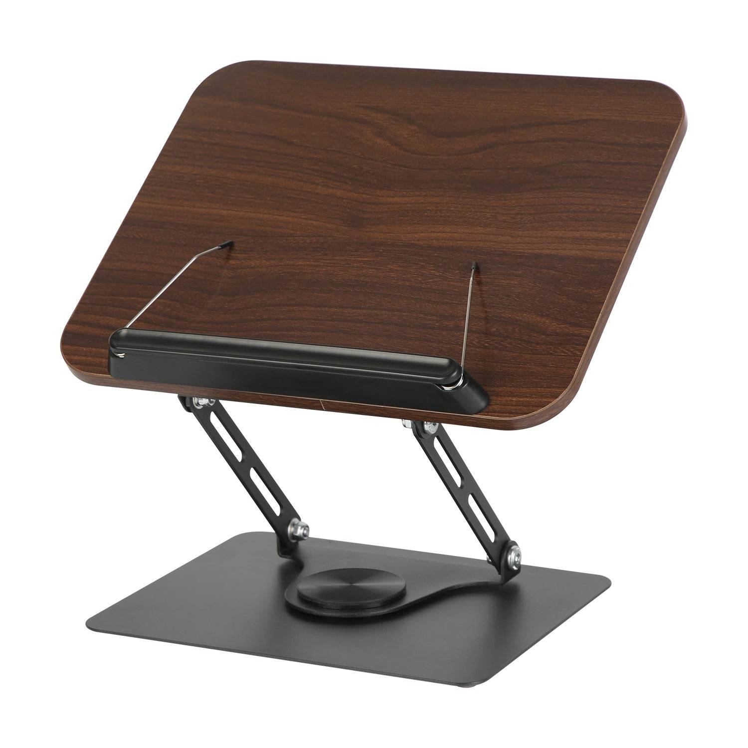 Adjustable Foldable Book Stand with Rotating Base Design