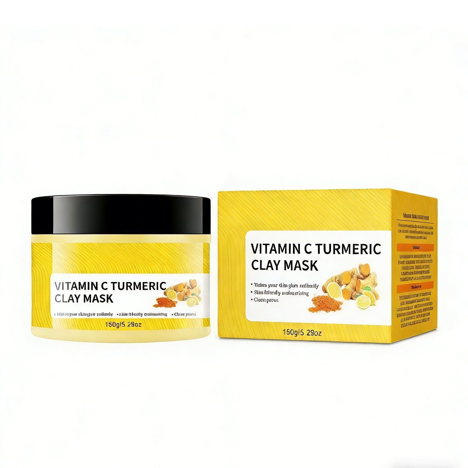Turmeric Vitamin C Clay Facial Mask for Oil Control