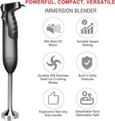 4 In 1 Immersion Blender With Chopper
