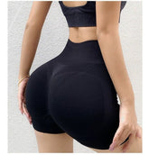 Women Seamless High Waist Training Shorts