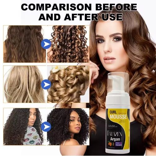 Hair Styling Mousse Strong Hold Vegan Formula