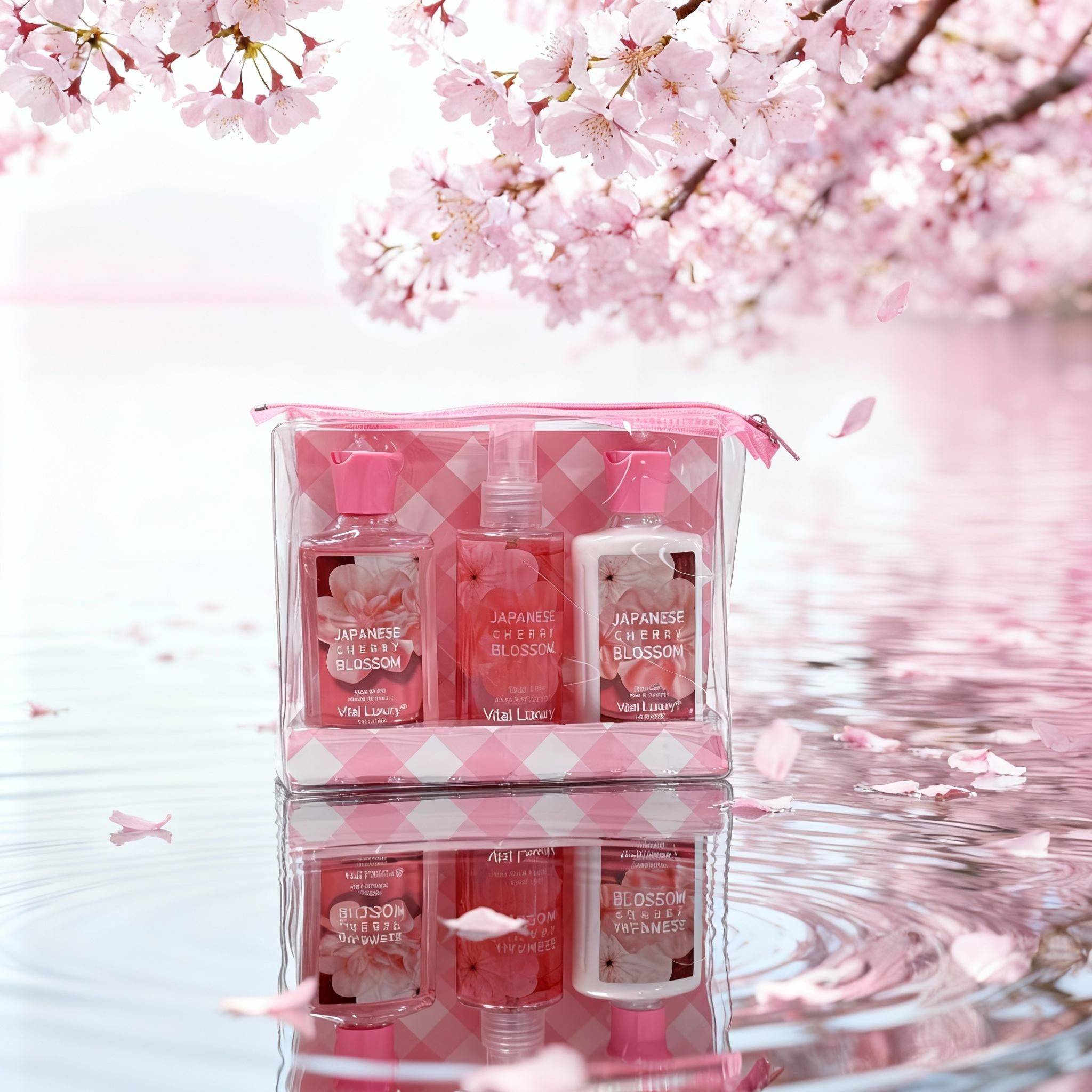 Japanese Cherry Blossom Skincare Gift Set