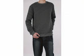Unisex Jacquard Sweatshirts Round Neck