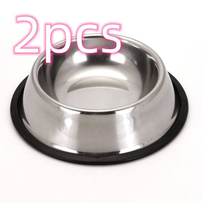 Stainless Steel Dog Bowl with Non Slip Base Durable for Pets