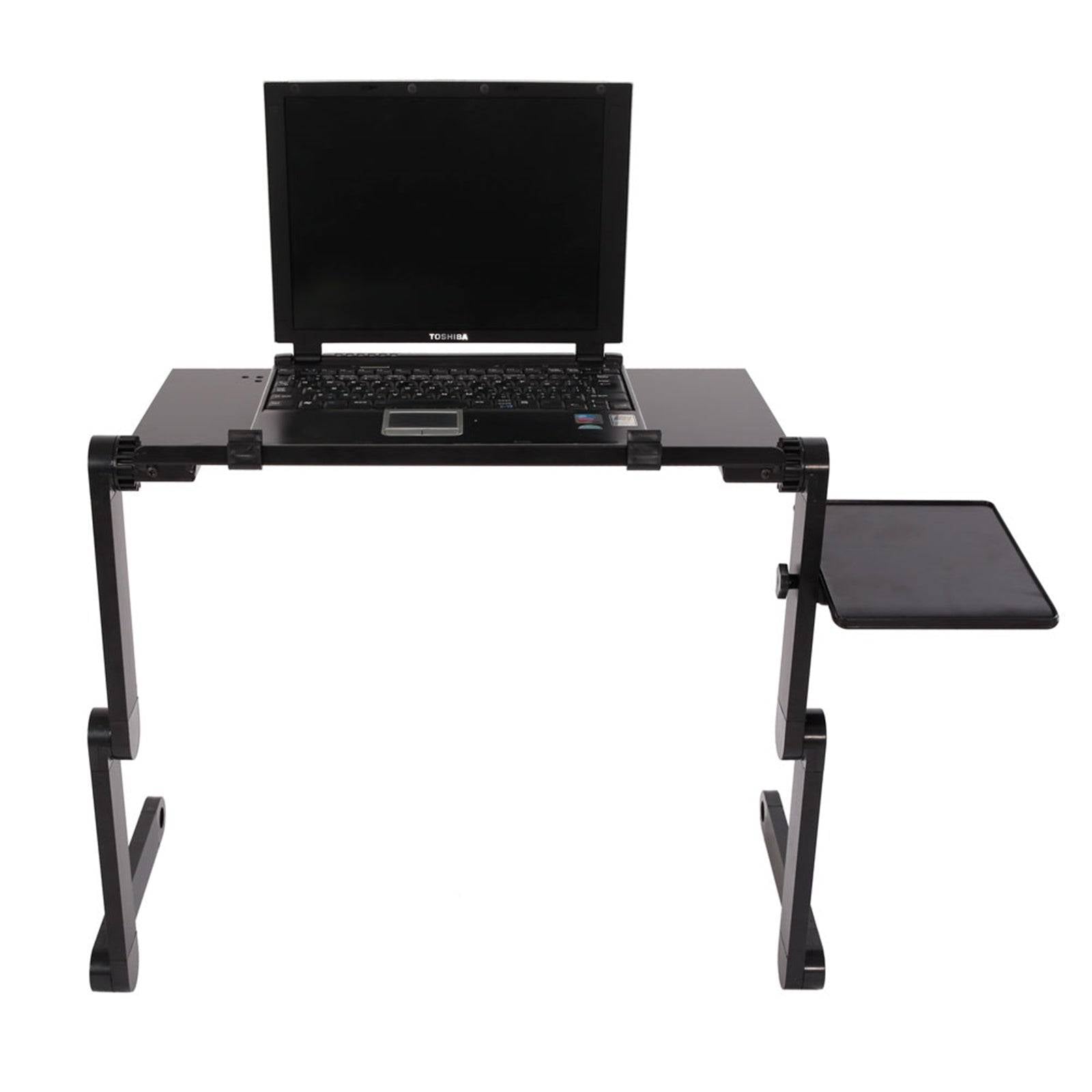 Adjustable Aluminum Laptop Stand for Desk with Mouse Plate