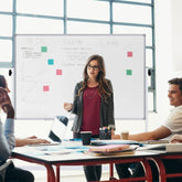 Whiteboard Mobile Magnetic Double Sided 46x32 with Stand