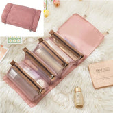 Foldable Cosmetic Bags for Travel 4 in 1 Organizer