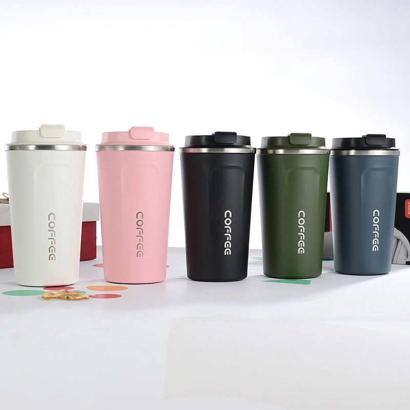 304 Stainless Steel Insulated Coffee Mug Double Wall Big Belly Cup 380ml 510ml Keeps Drinks Hot or Cold