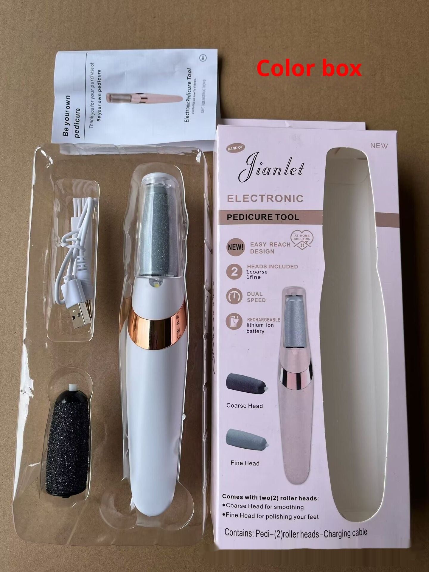 Electric Callus Remover with Dual Speed Design
