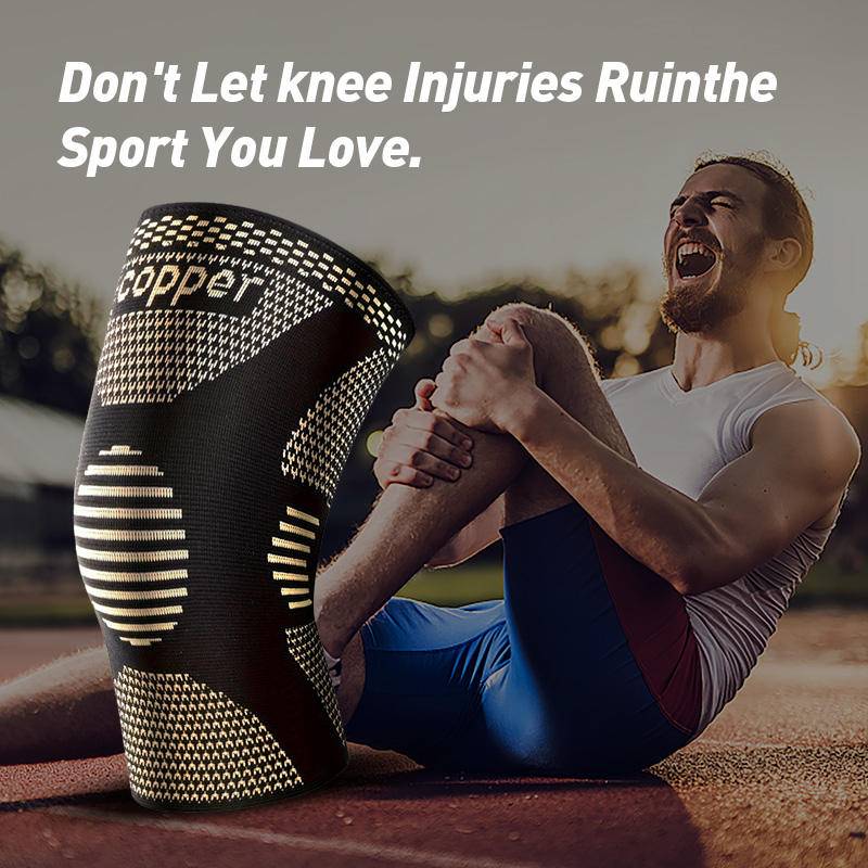 Compression Knee Pads for Running and Sports Support