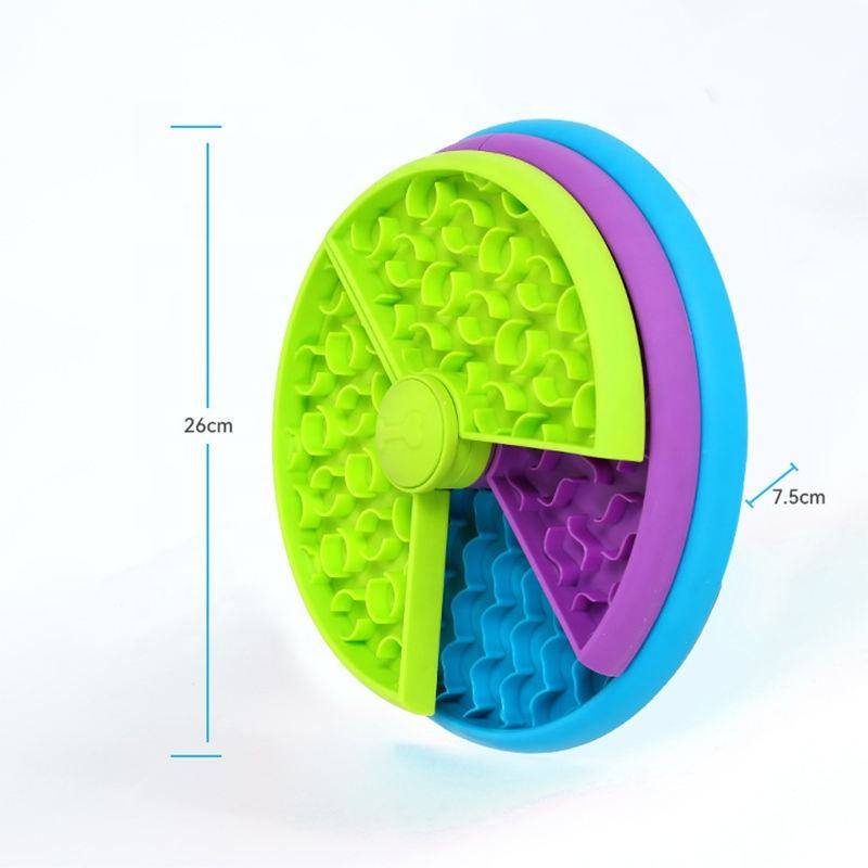 3 in 1 Slow Feeder Dog Bowl Puzzle Mat