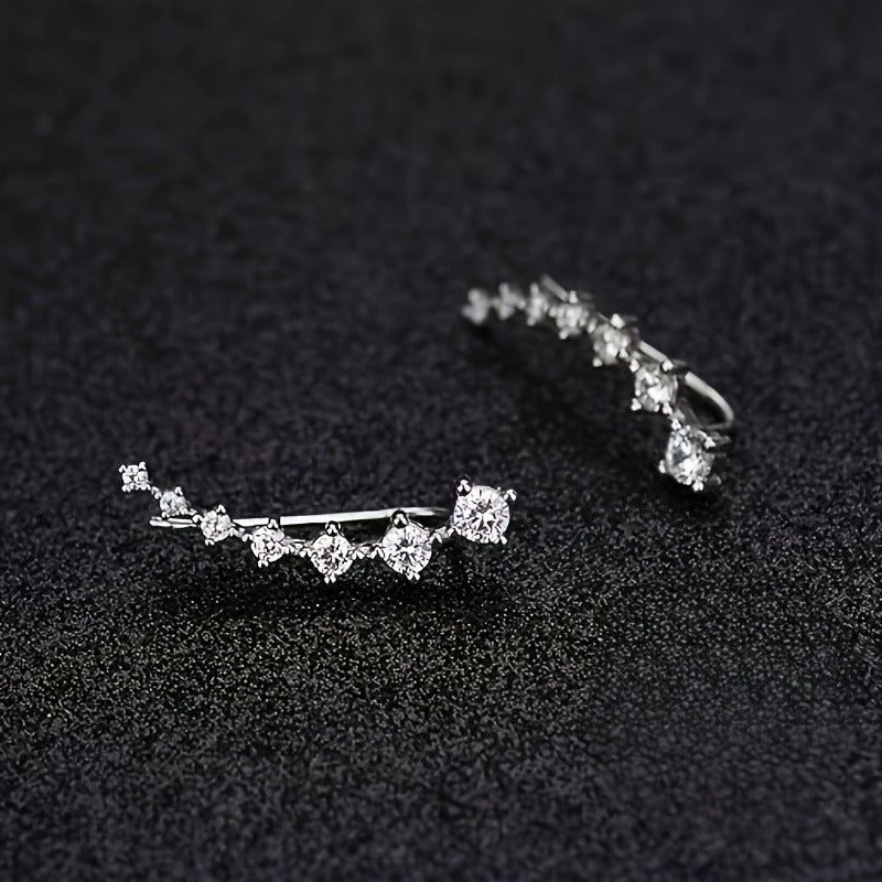 Flowing Luster Earrings for Elegant Style