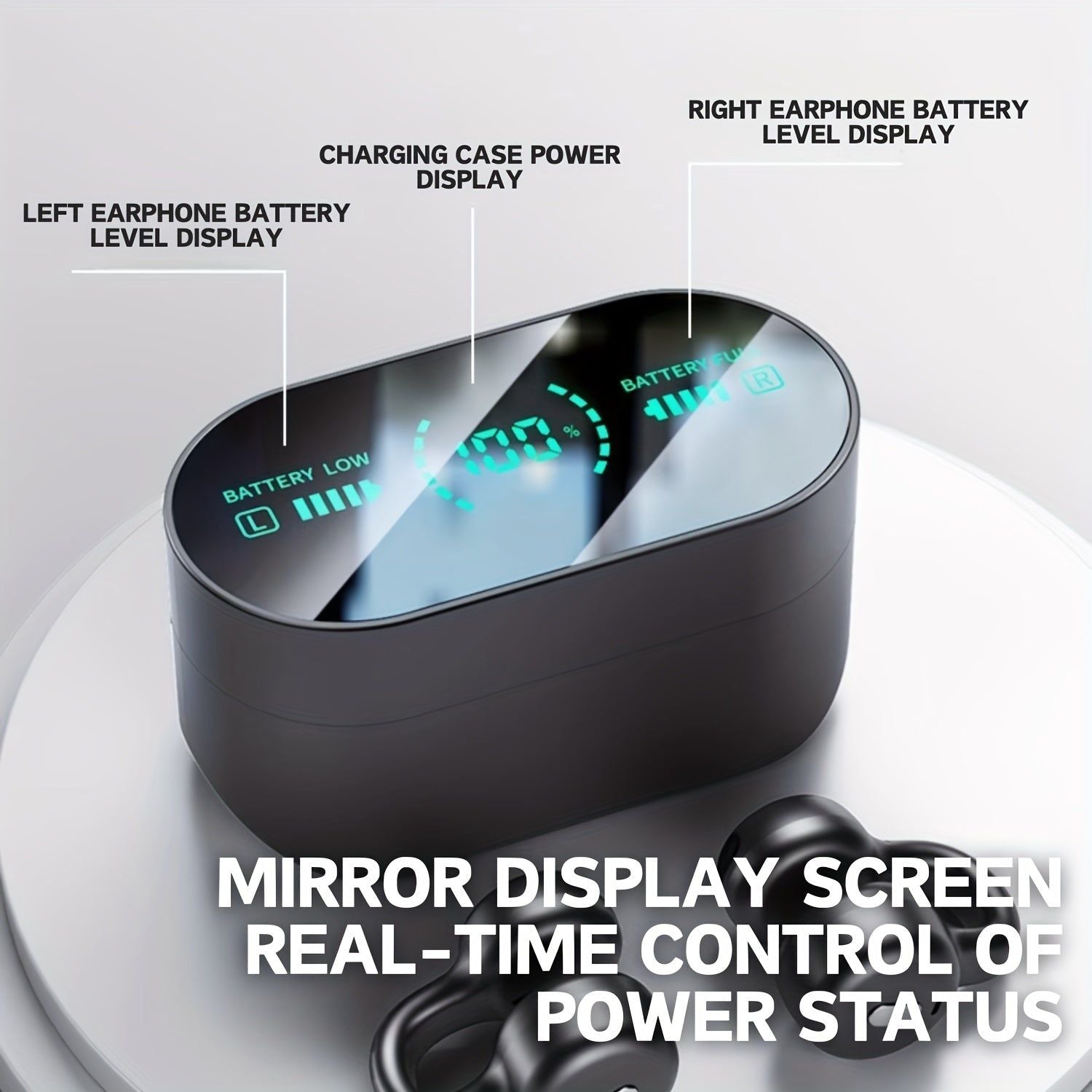 CT06 Wireless Headphones With USB C Charging Case