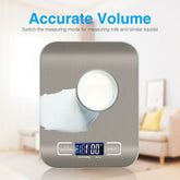 Stainless Steel Food Scale With LCD And Tare Function