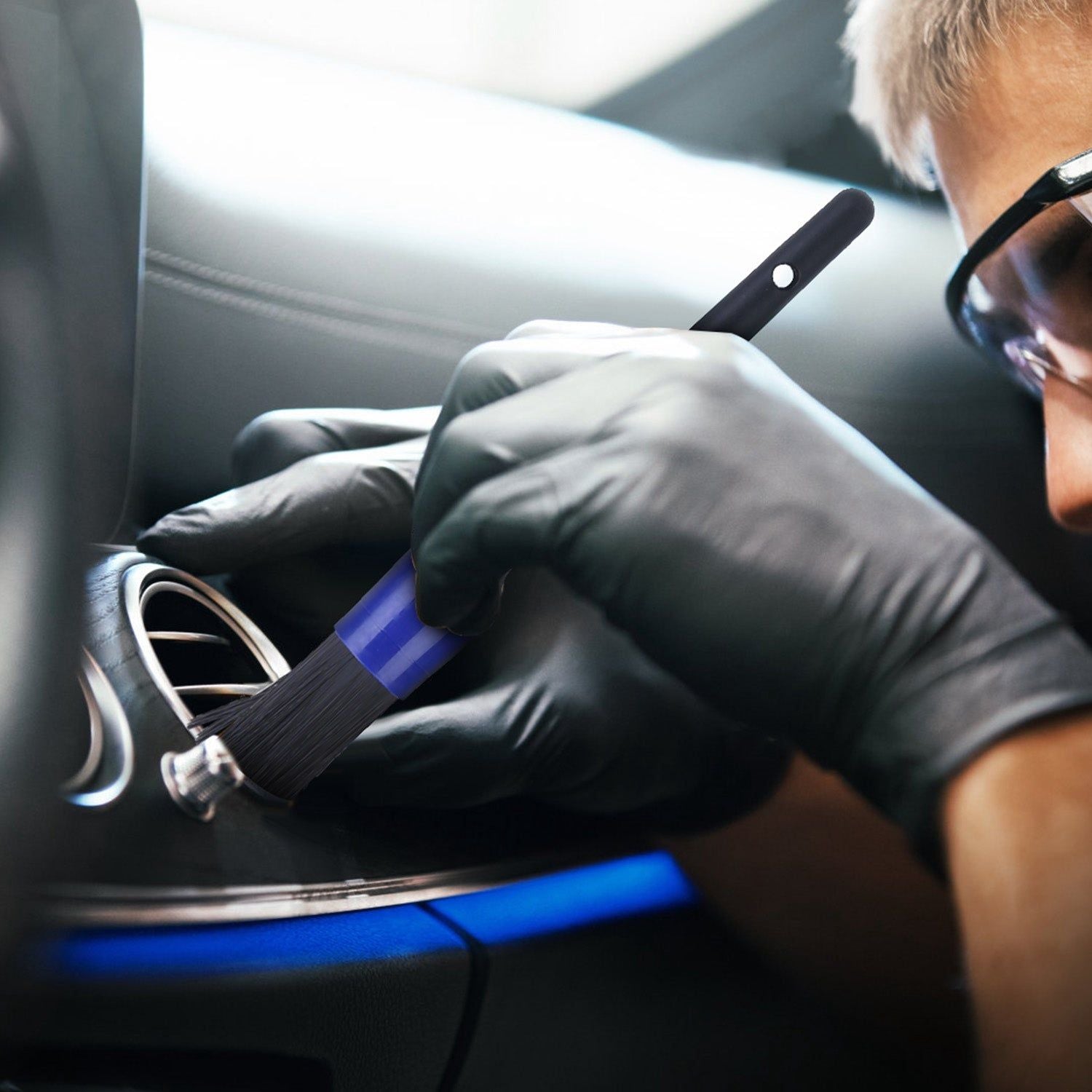 Car Detailing Kit 26 Piece Brushes Drill Pads Cleaner Set