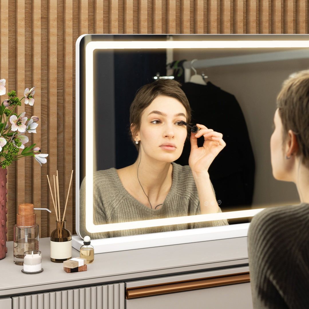 LED Vanity Mirror with Dimmable Lights for Makeup