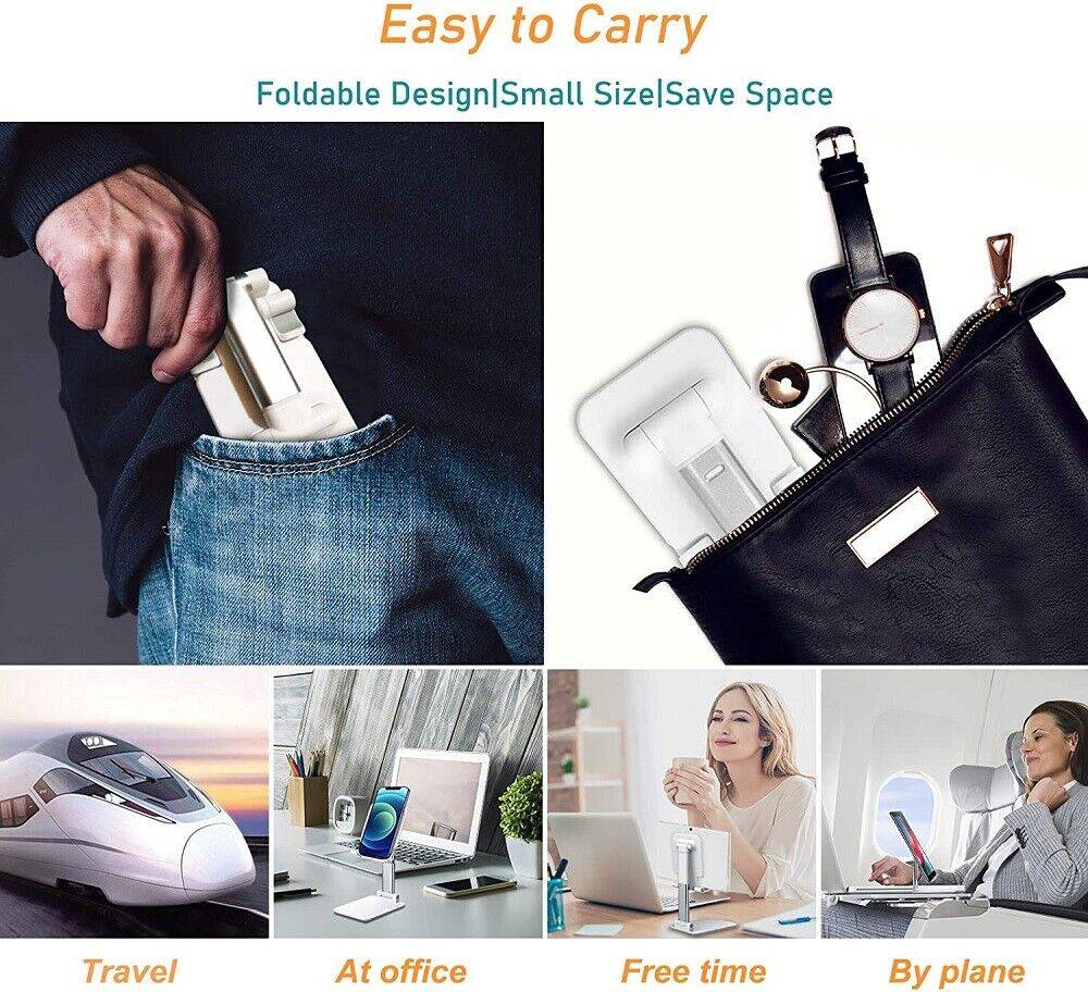 Phone Stand Adjustable Desktop Foldable Anti Slip Holder