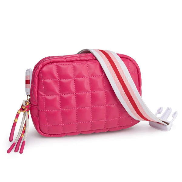 Womens Quilted Puffer Belt Bag Lightweight Daily Carry