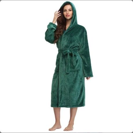 Womens Oversized Flannel Bath Robe
