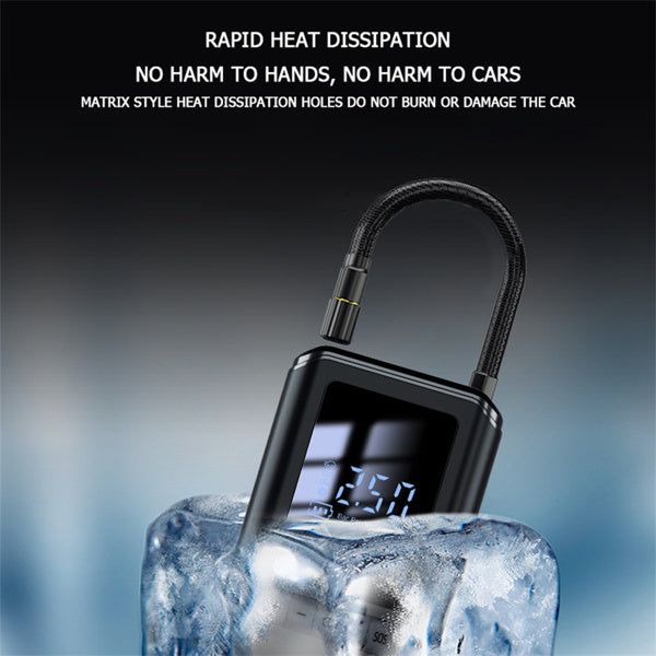 Cordless Tire Inflator With Digital Display And LED Light