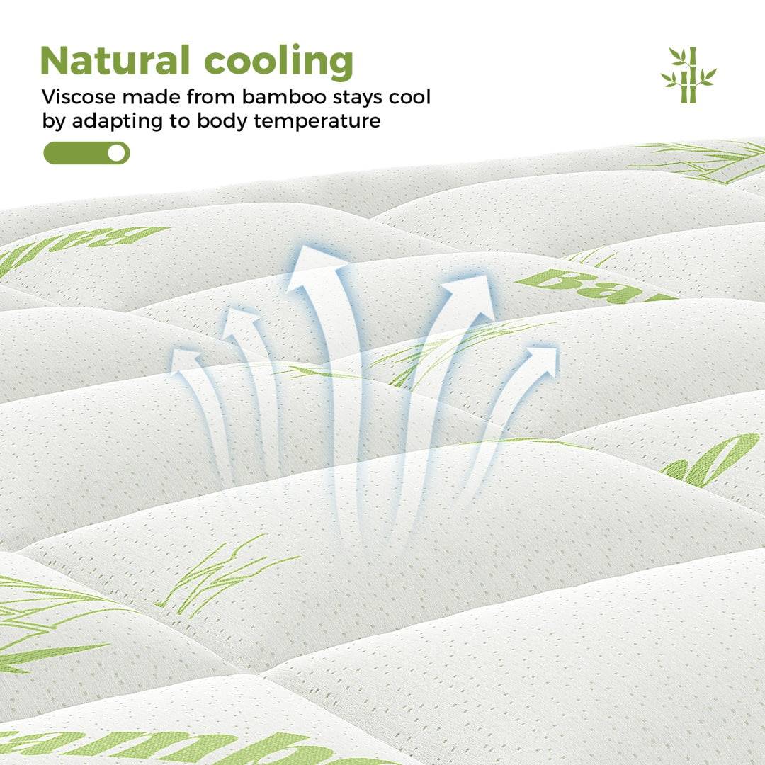 Bamboo Mattress Protector with Deep Pocket Fit