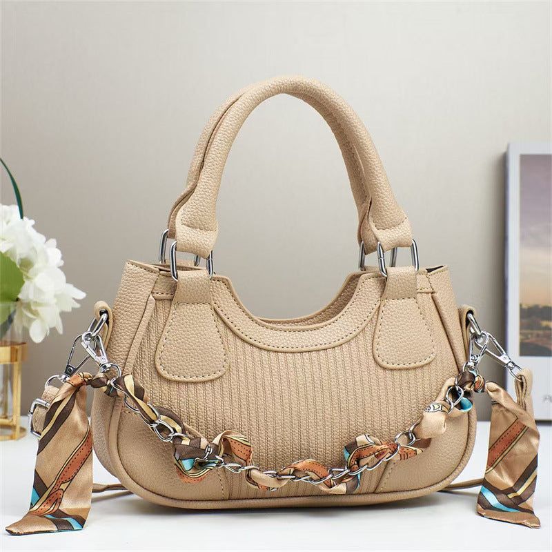 Braided Chain Handbag Fashion Crossbody Style
