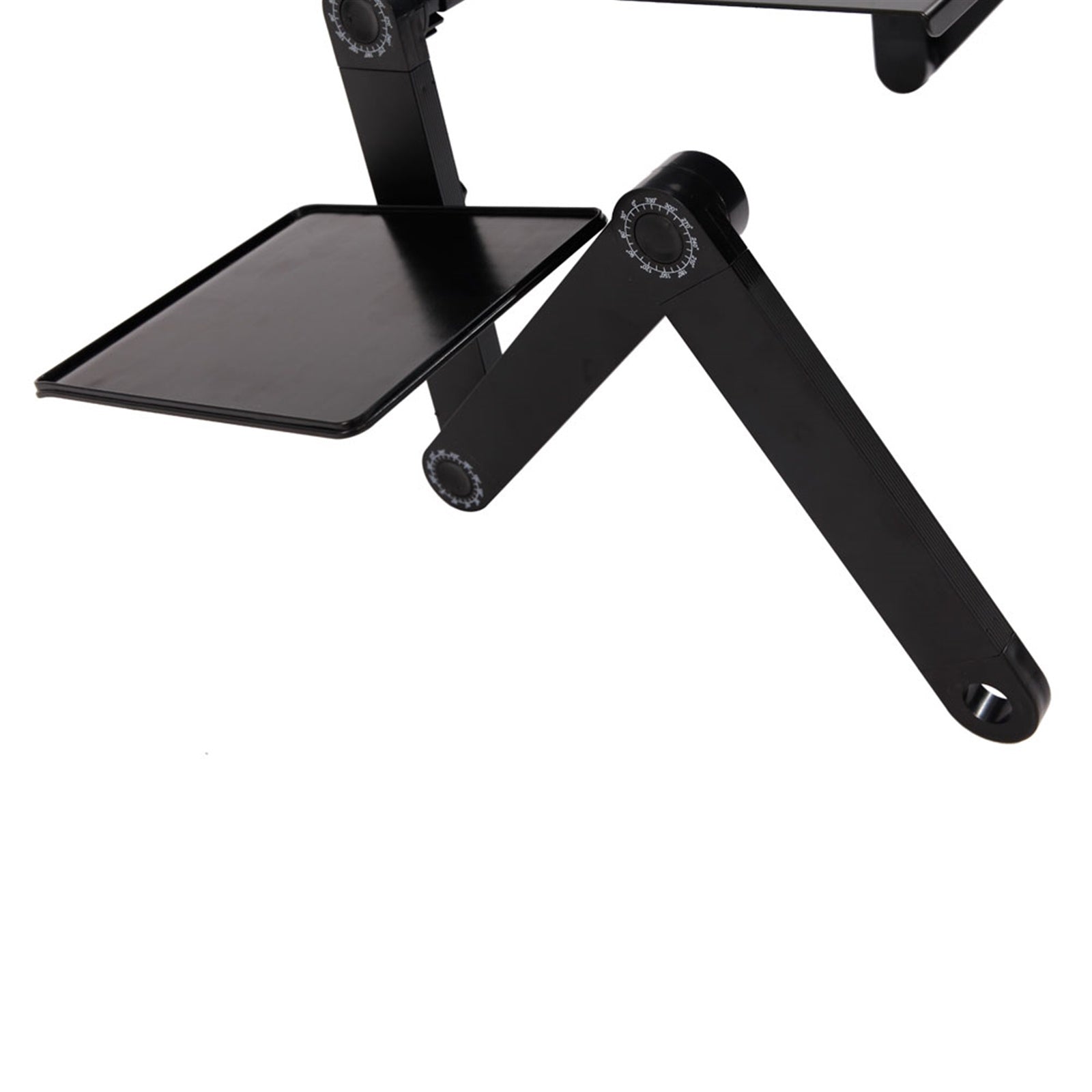 Adjustable Aluminum Laptop Stand for Desk with Mouse Plate