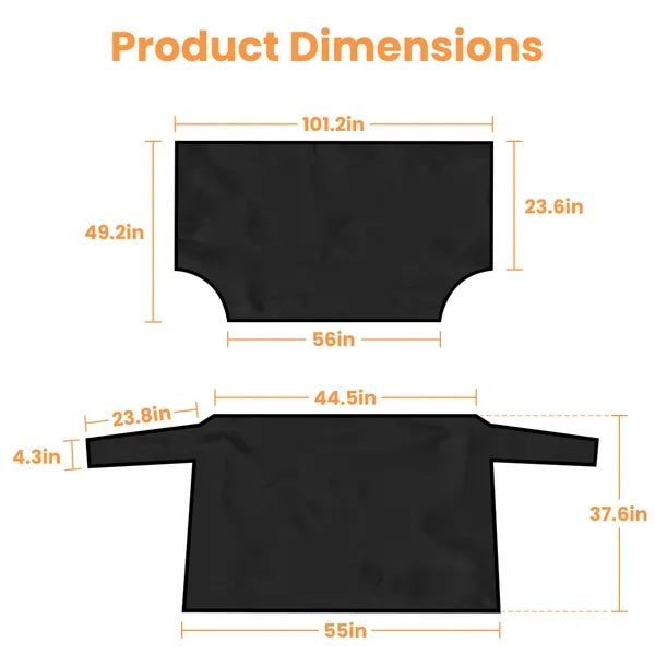 Magnetic Windshield Cover Set for All Season Protection