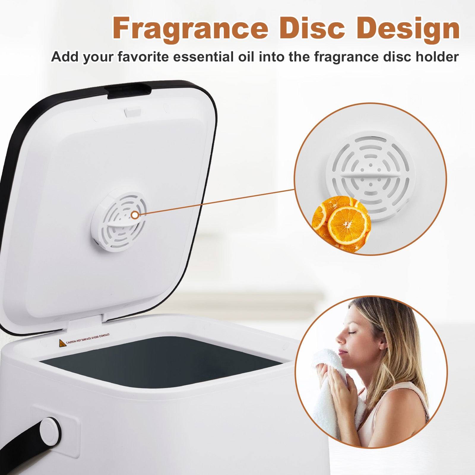 14L Electric Towel Warmer Bucket with Timer and LED Display