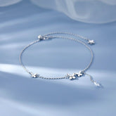 Butterfly Anklet Chain with Subtle Shine