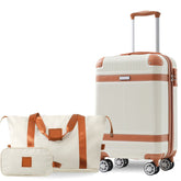 Hardshell Luggage Set With Carry On Duffel And Toiletry Bag